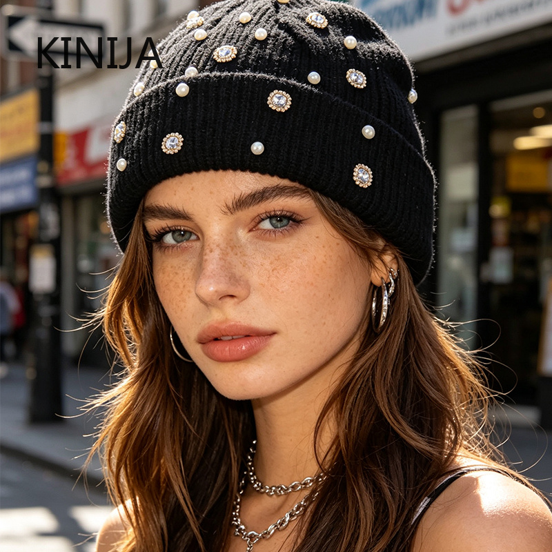 Beanie Cuffed Knit - Topi Beanie Rajut Musim Dingin dengan