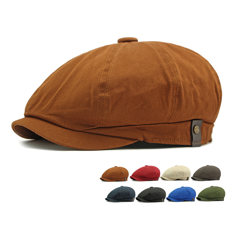 Newsboy Cap Ivy - Topi Baret Newsboy Katun Vintage Mistdawn,
