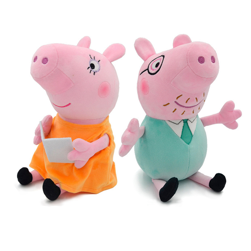 Boneka Plush Peppa Pig 30cm, B - Dad Hat Cotton ulasan dan harga