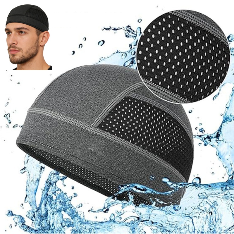 Topi Berbahan Jaring Bernapas  - Skull Cap Helmet Liner ulasan dan harga