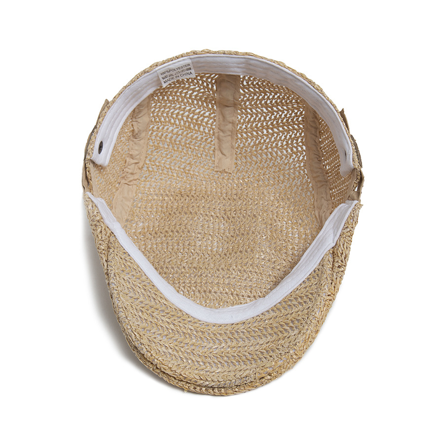 Topi Datar Gaya Straw Pria Wan - Newsboy Cap Ivy ulasan dan harga