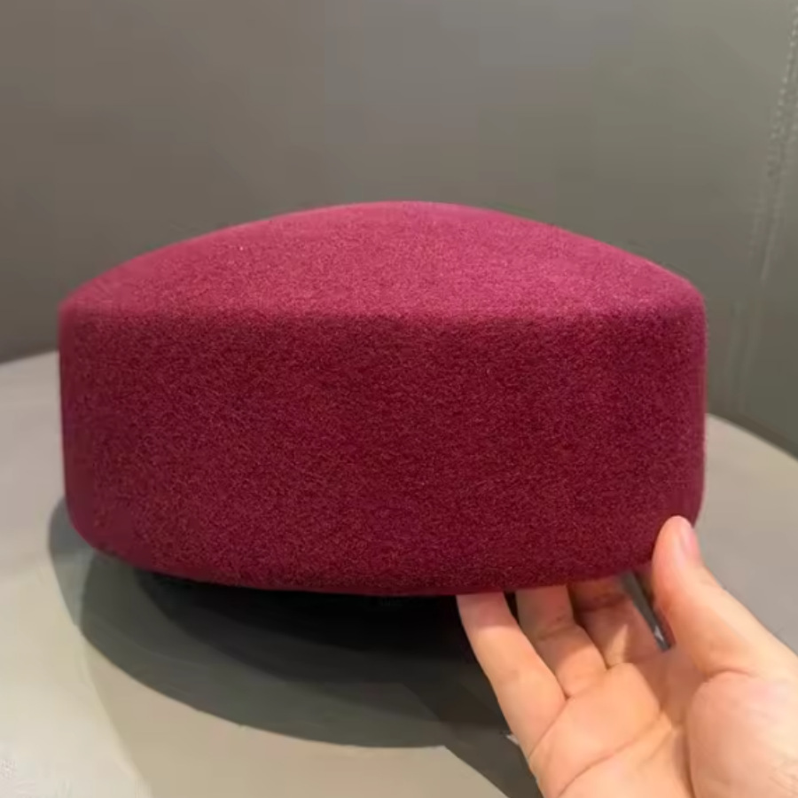 Topi Baret Wol Murni Biru Mewa - Beret French Wool ulasan dan harga