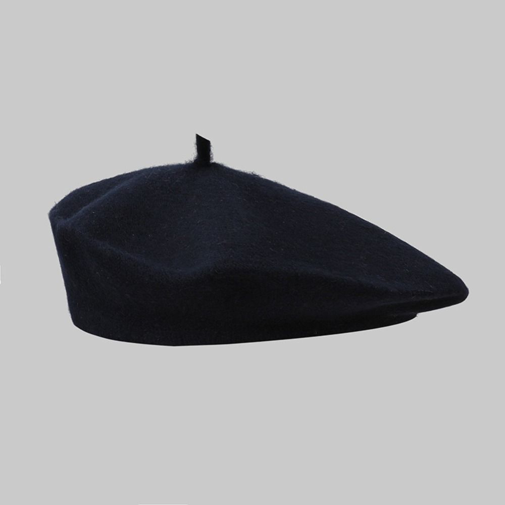 Topi Baret Wol Musim Dingin ya - Beret French Wool ulasan dan harga